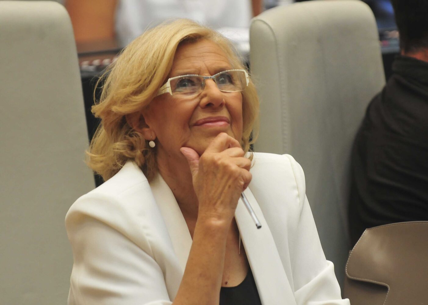 Manuela Carmena en su toma de posesión como alcaldesa
